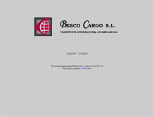 Tablet Screenshot of bescocargo.com
